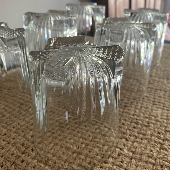 (6) SET VINTAGE ITALIAN CRYSTAL WHISKEY SCOTCH GLASSES - Picture 10 of 14